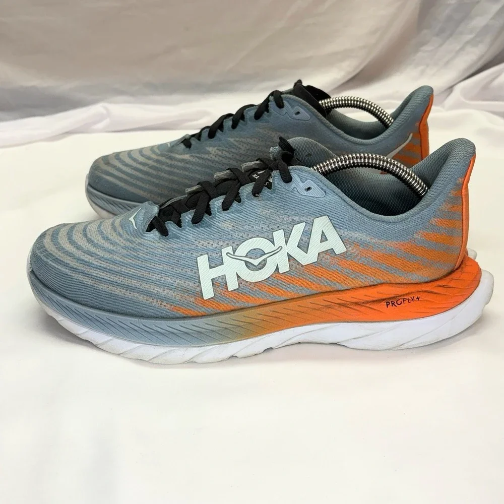 Hoka One One Mach 5 Shoes Mens Size 10 D Blue Running‎ Athletic Sneakers 1127893